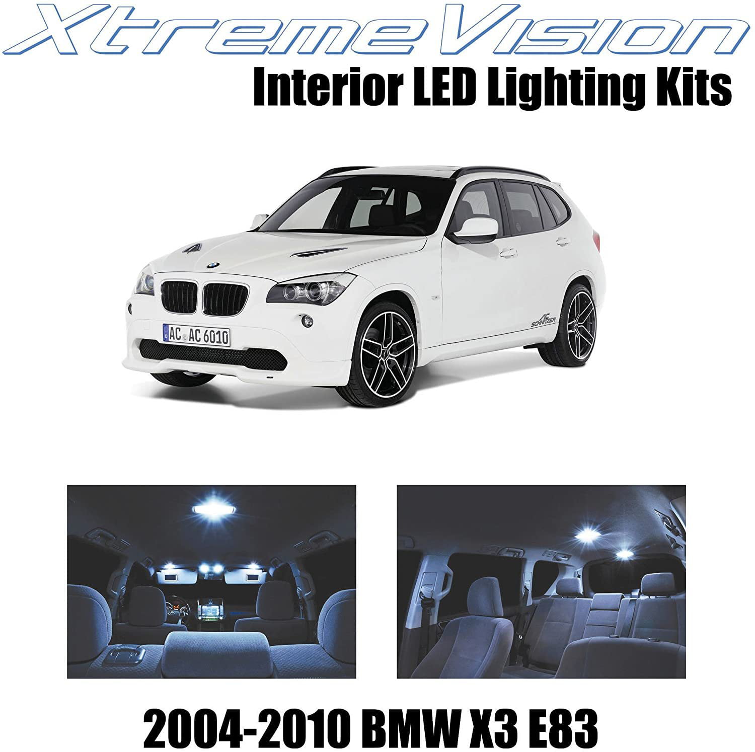 XtremeVision Interior LED for BMW X3 E83 SUV 2004-2010 16 pcs Cool