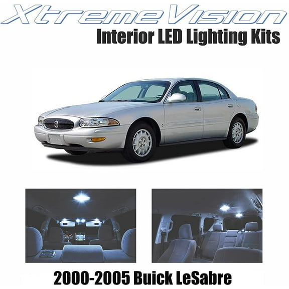 XtremeVision Interior LED for Buick Lesabre 2000-2005 20 Pieces Cool White Interior LED Kit + Installation Tool