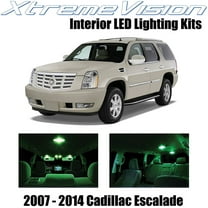 XtremeVision Interior LED for Cadillac Escalade 2007-2014 16 pcs Green Interior LED Kit Installation Tool