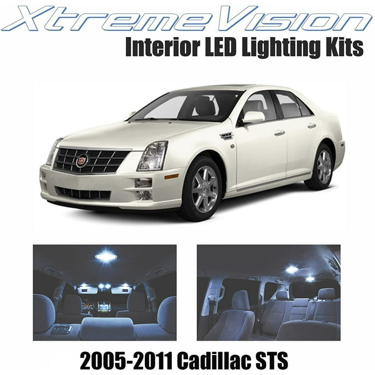XtremeVision Interior LED for Cadillac STS 2005-2010 12 Pieces Cool White Interior LED Kit Installation Tool XtremeVision Interior LED for Cadillac STS 2005-2010 12 Pieces Cool White Interior LED Kit Installation Tool