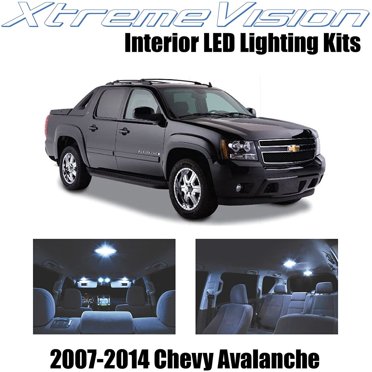 20-Piece Super Bright LED Interior Light Kit For Chevy Avalanche (2002-2006) – White 6000K Bulbs, Plug & Play