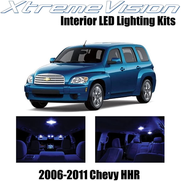 XtremeVision Interior LED for Chevy HHR 2006-2011 11 pcs Blue Interior LED Kit + Installation Tool