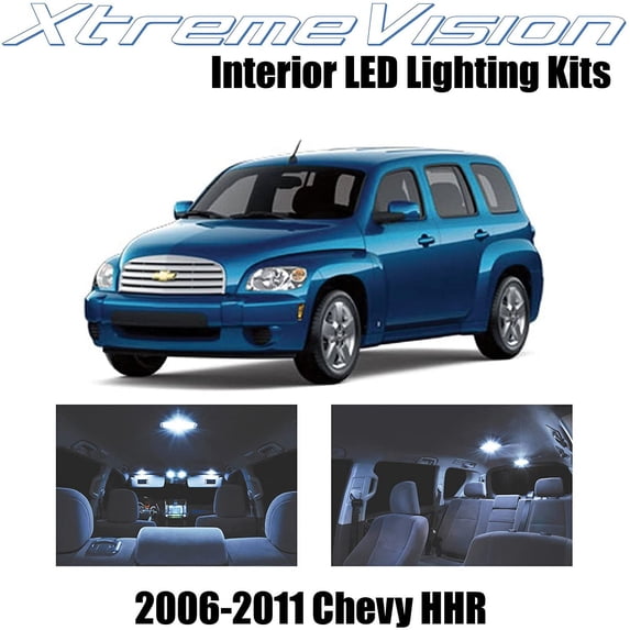 XtremeVision Interior LED for Chevy HHR 2006-2011 11 pcs Cool White Interior LED Kit + Installation Tool