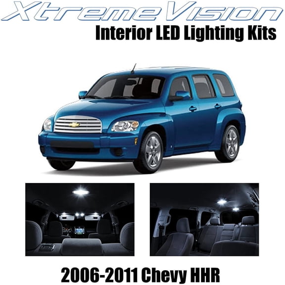 XtremeVision Interior LED for Chevy HHR 2006-2011 11 pcs Pure White Interior LED Kit + Installation Tool