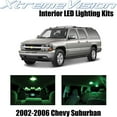 thumbnail image 1 of XtremeVision Interior LED for Chevy Suburban 2002-2006 10 pcs Green Interior LED Kit + Installation Tool, 1 of 7