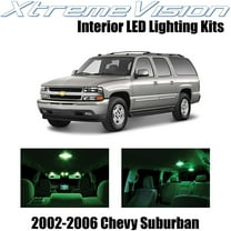 XtremeVision Interior LED for Chevy Suburban 2002-2006 10 pcs Green Interior LED Kit Installation Tool