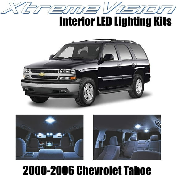 XtremeVision Interior LED for Chevy Tahoe 2000-2006 18 pcs Cool White Interior LED Kit + Installation Tool