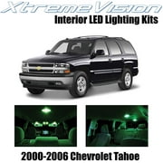 XtremeVision Interior LED for Chevy Tahoe 2000-2006 18 pcs Green Interior LED Kit + Installation Tool