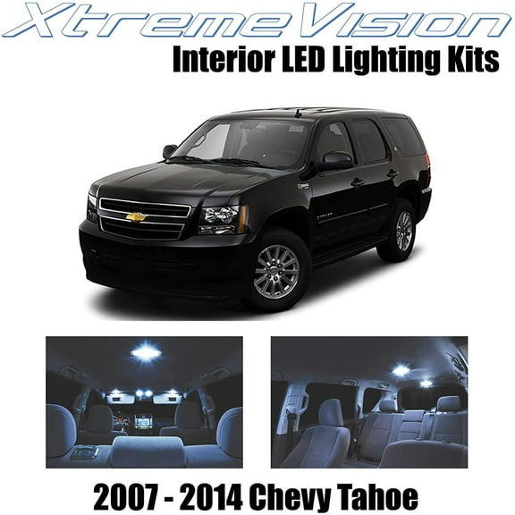 XtremeVision Interior LED for Chevy Tahoe 2007-2014 12 pcs Cool White Interior LED Kit + Installation Tool