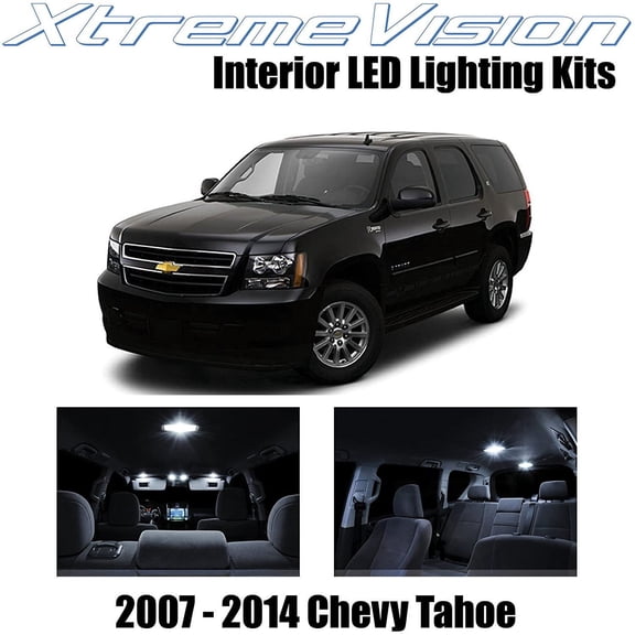 XtremeVision Interior LED for Chevy Tahoe 2007-2014 12 pcs Pure White Interior LED Kit + Installation Tool