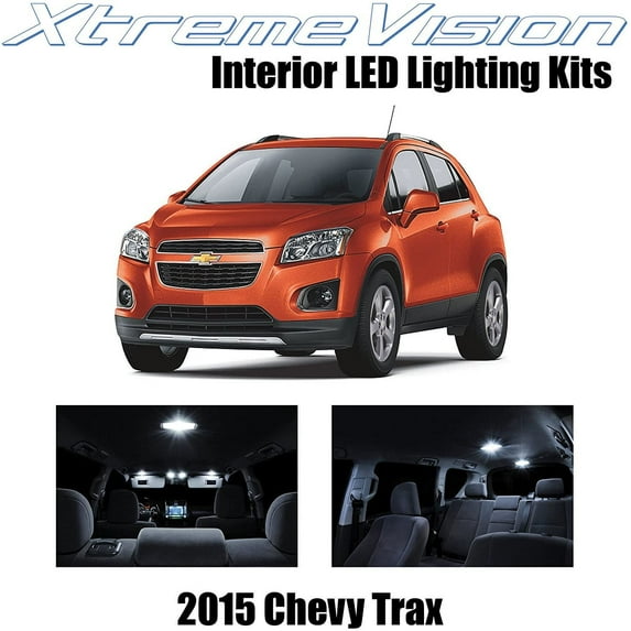 XtremeVision Interior LED for Chevy Trax 2015 7 pcs Pure White Interior LED Kit + Installation Tool Tool