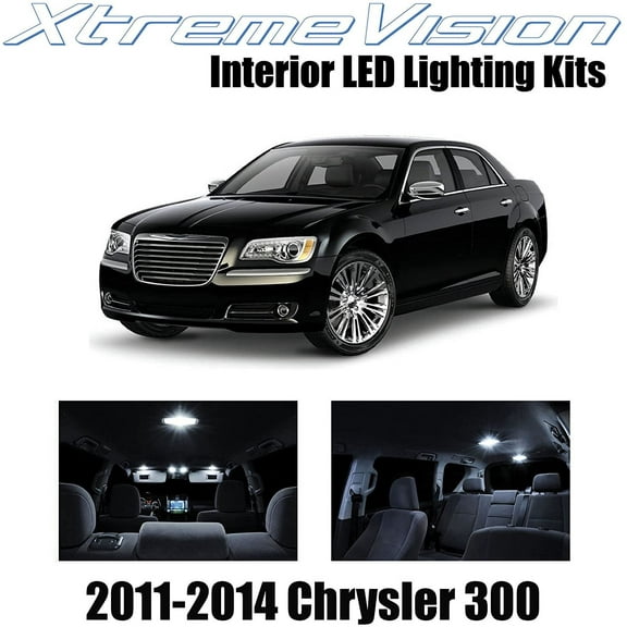 XtremeVision Interior LED for Chrysler 300/300C 2011-2014 6 pcs Pure White Interior LED Kit + Installation Tool