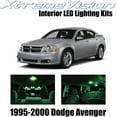 thumbnail image 1 of XtremeVision Interior LED for Chrysler Avenger 1995-2000 10 pcs Green Interior LED Kit + Installation Tool, 1 of 3