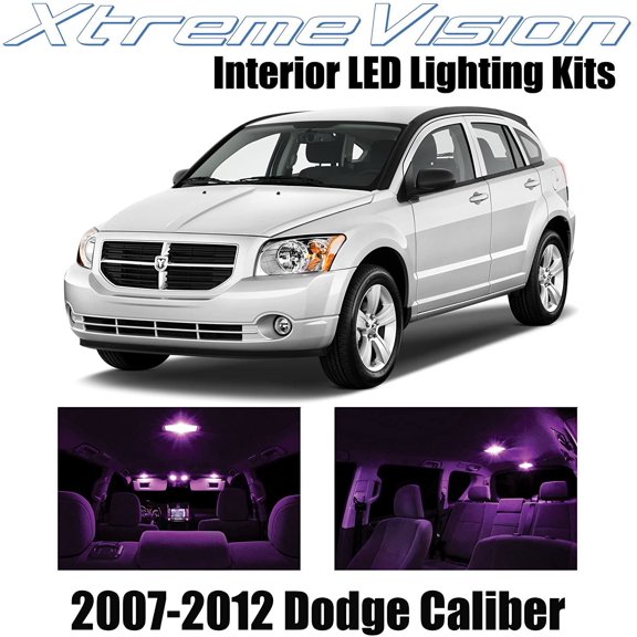 XtremeVision Interior LED for Dodge Caliber 2007-2012 6 pcs Pink Interior LED Kit + Installation Tool