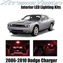 XtremeVision Interior LED for Dodge Challenger 2006-2010 5 pcs Red Interior LED Kit   Installation Tool