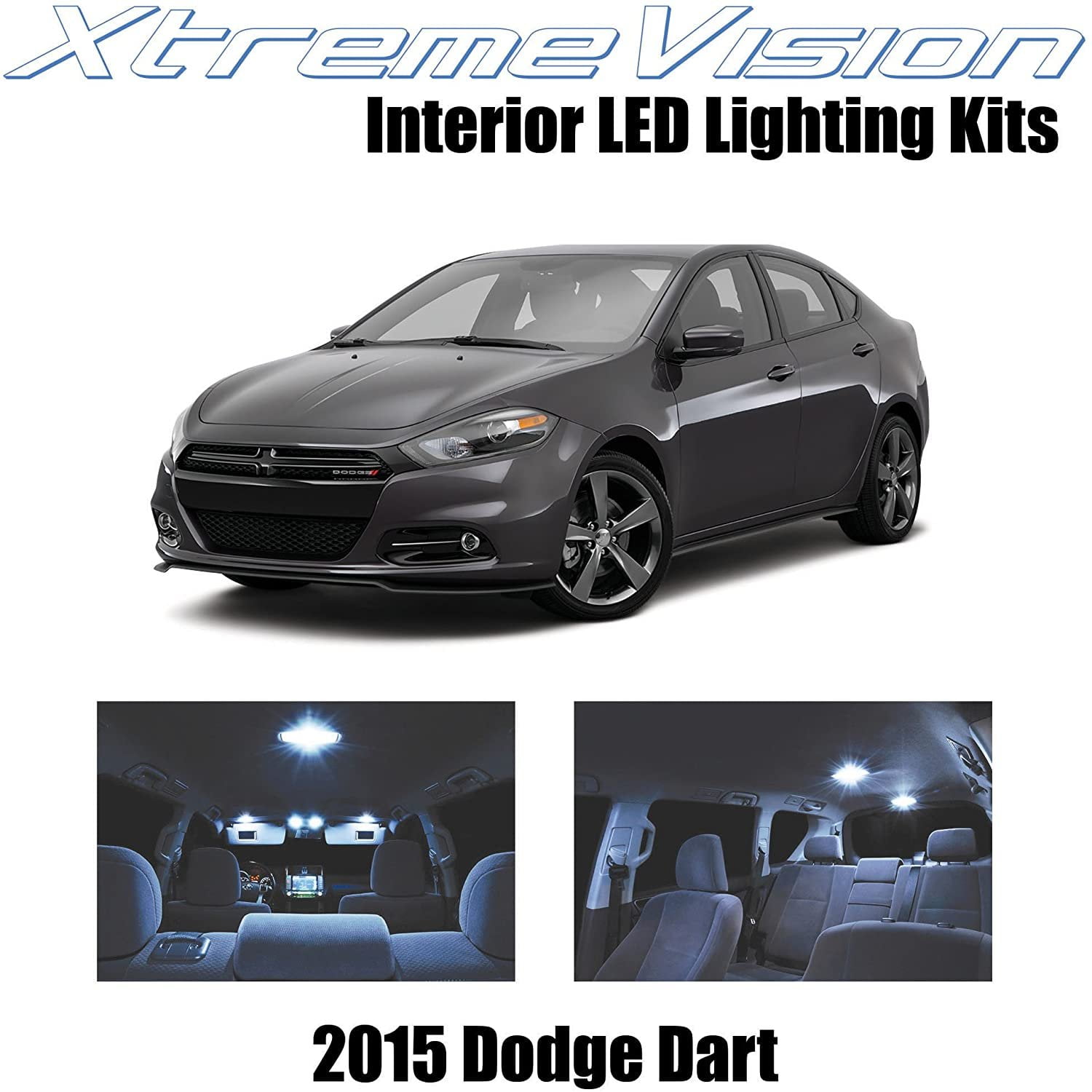 Xtremevision Interior Led For Dodge Dart 2017 10 Pcs Pink Kit Installation Tool Com