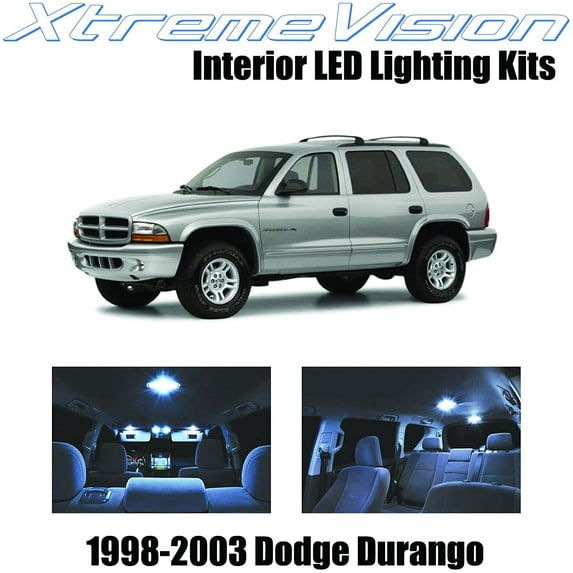 XtremeVision Interior LED for Dodge Durango 1998-2003 6 pcs Cool White Interior LED Kit + Installation Tool