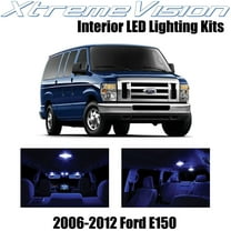 XtremeVision Interior LED for Ford E150 2006-2012 6 pcs Blue Interior LED Kit Installation Tool