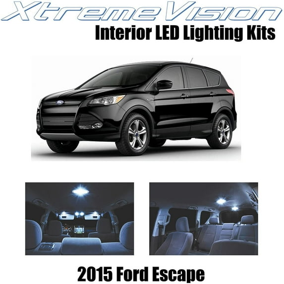 XtremeVision Interior LED for Ford Escape 2015+ 3 pcs Cool White Interior LED Kit + Installation Tool