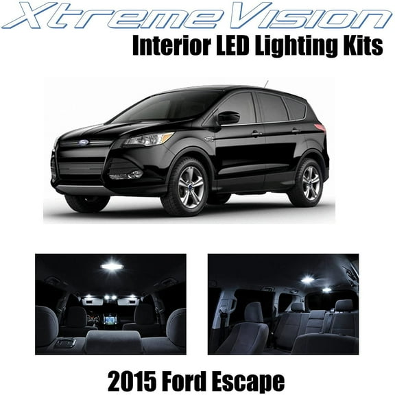 XtremeVision Interior LED for Ford Escape 2015+ 3 pcs Pure White Interior LED Kit + Installation Tool