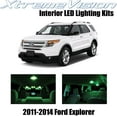 thumbnail image 1 of XtremeVision Interior LED for Ford Explorer 2011-2014 6 pcs Green Interior LED Kit + Installation Tool, 1 of 3