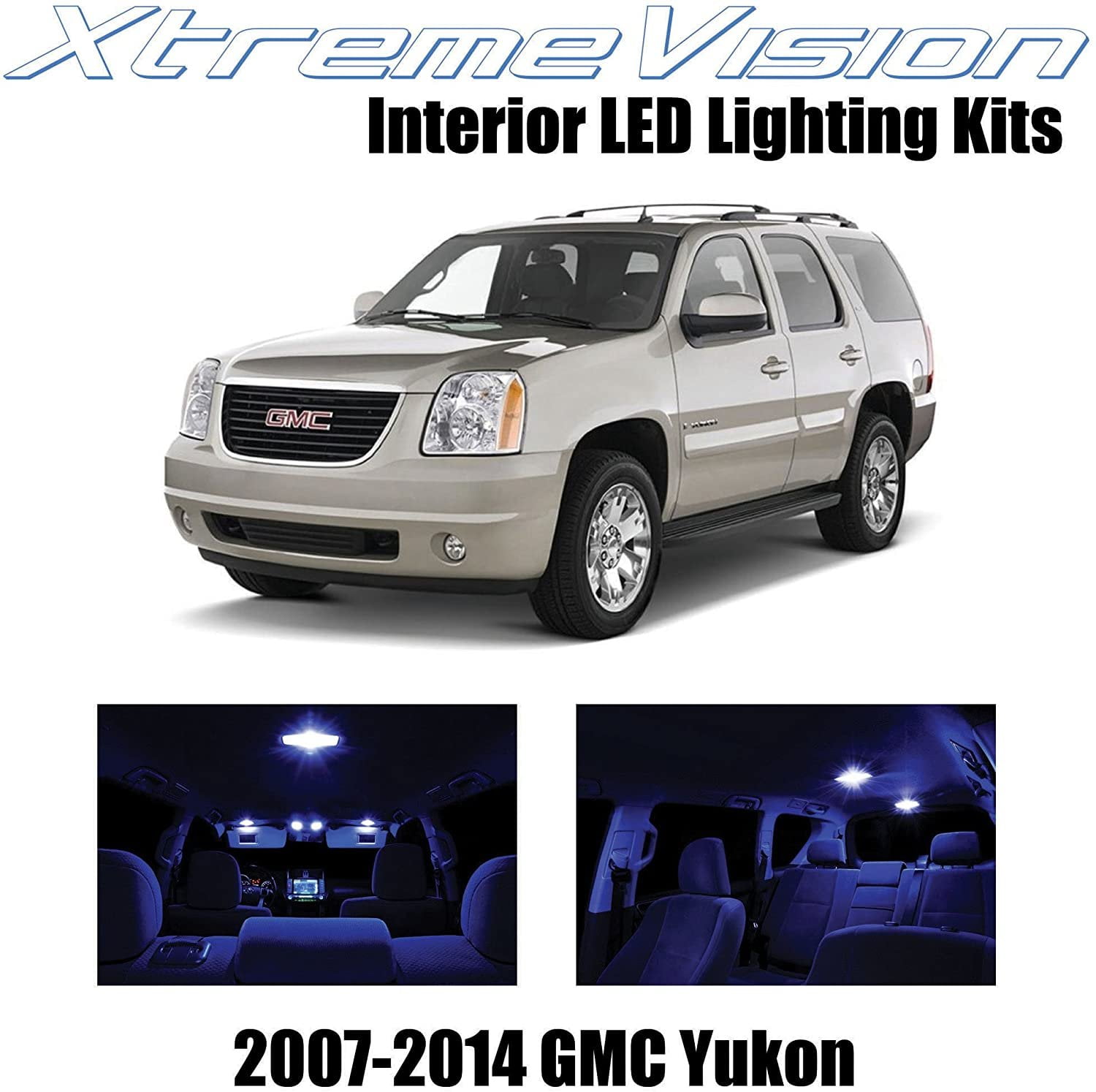20-Piece LED Interior Light Kit For Chevy Tahoe/Suburban/GMC Yukon 2000-2006 – Super Bright 6000K White