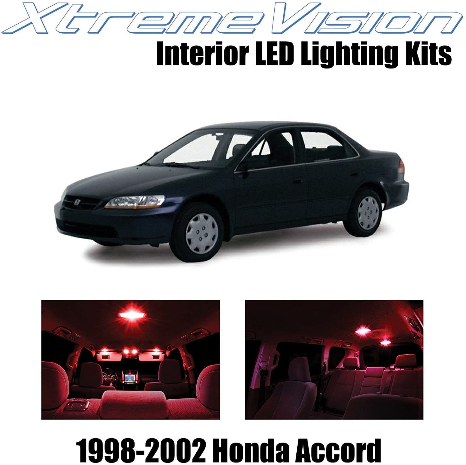 14 White LED interior lights package kit for 2013-2019 Honda Accord Map Dome