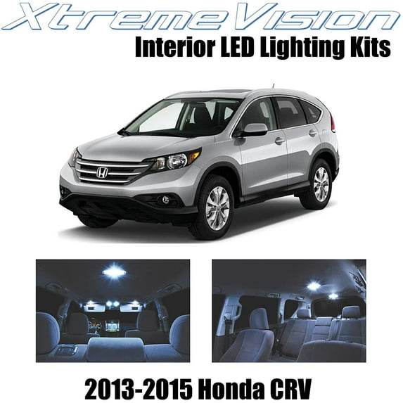 XtremeVision Interior LED for Honda CR-V 2013-2015 8 pcs Cool White Interior LED Kit + Installation Tool