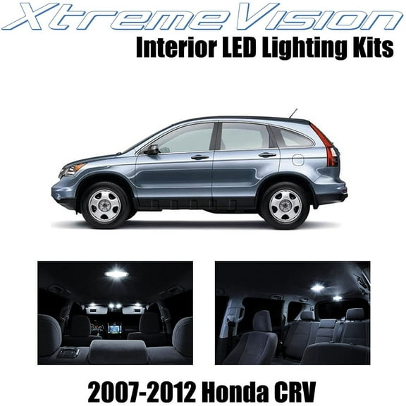 XtremeVision Interior LED for Honda CRV 2007-2012 6 pcs Pure White Interior LED Kit + Installation Tool