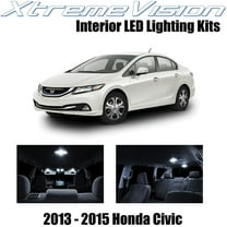 XtremeVision Interior LED for Honda Civic 2013-2015 8 pcs Pure White Interior LED Kit   Installation Tool