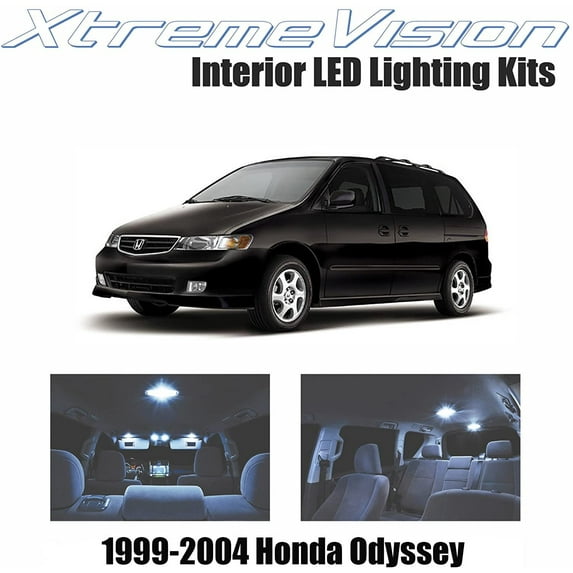 XtremeVision Interior LED for Honda Odyssey 1999-2004 7 Pieces Cool White Interior LED Kit + Installation Tool