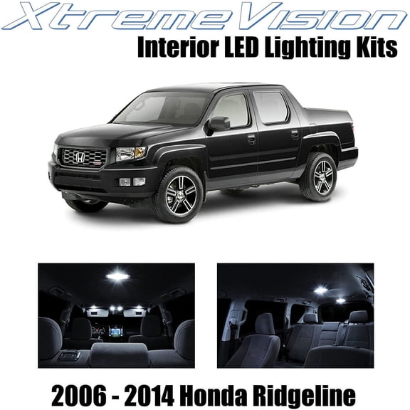 XtremeVision Interior LED for Honda Ridgeline 2006-2014 18 pcs Pure White Interior LED Kit + Installation Tool
