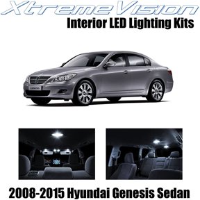 XtremeVision Interior LED for Hyundai Genisis Sedan 2008-2015 10 pcs Pure White Interior LED Kit + Installation Tool