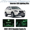 thumbnail image 1 of XtremeVision Interior LED for Hyundai Santa Fe 2007-2012 8 pcs Green Interior LED Kit + Installation Tool, 1 of 2