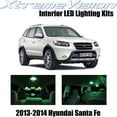 thumbnail image 1 of XtremeVision Interior LED for Hyundai Santa Fe 2013-2014 5 pcs Green Interior LED Kit + Installation Tool, 1 of 4