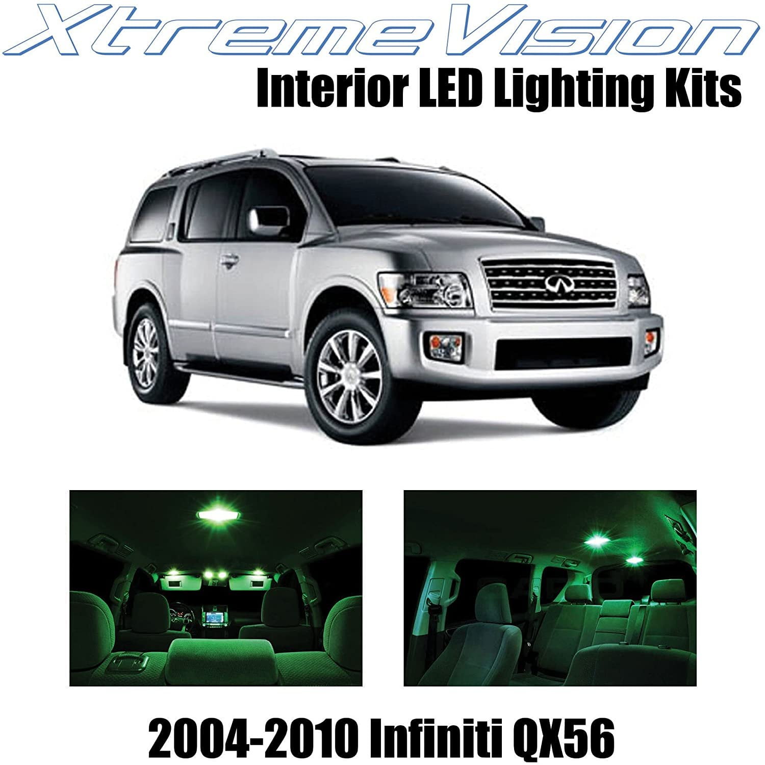 XtremeVision Interior LED For Mercedes M Class 2000-2005 18 Pcs Cool White Interior Led Kit Installation Tool