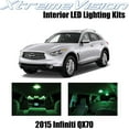thumbnail image 1 of XtremeVision Interior LED for Infiniti QX70 2015+ 12 pcs Green Interior LED Kit + Installation Tool, 1 of 4