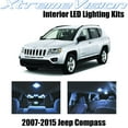 thumbnail image 1 of XtremeVision Interior LED for Jeep Compass 2007-2015 4 pcs Cool White Interior LED Kit + Installation Tool, 1 of 4