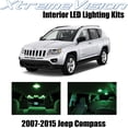 thumbnail image 1 of XtremeVision Interior LED for Jeep Compass 2007-2015 4 pcs Green Interior LED Kit + Installation Tool, 1 of 4
