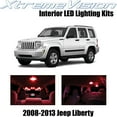 thumbnail image 1 of XtremeVision Interior LED for Jeep Liberty 2008-2013 9 pcs Red Interior LED Kit + Installation Tool Tool, 1 of 7