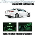 thumbnail image 1 of XtremeVision Interior LED for Kia Optima 2011-2014 10 pcs Green Interior LED Kit + Installation Tool Tool, 1 of 7