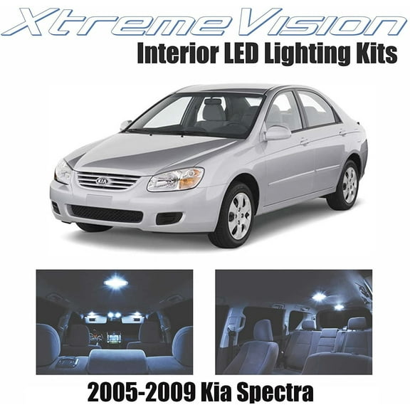 XtremeVision Interior LED for Kia Spectra 2005-2009 3 Pieces Cool White Interior LED Kit + Installation Tool