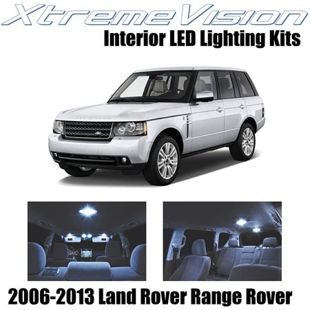 XtremeVision Interior LED for Land Rover Range Rover 2006-2013 14 pcs Cool White Interior LED Kit + Installation Tool