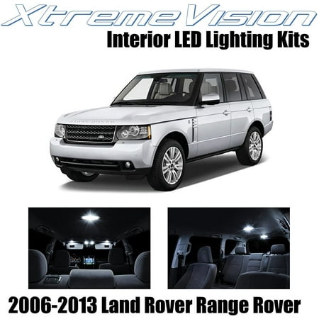 XtremeVision Interior LED for Land Rover Range Rover 2006-2013 14 pcs Pure White Interior LED Kit + Installation Tool