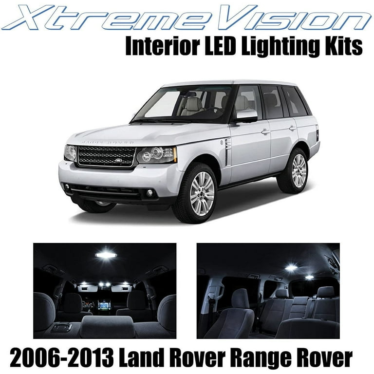 XtremeVision Interior LED for Land Rover Range Rover 2006-2013 14 pcs Pure  White Interior LED Kit + Installation Tool 