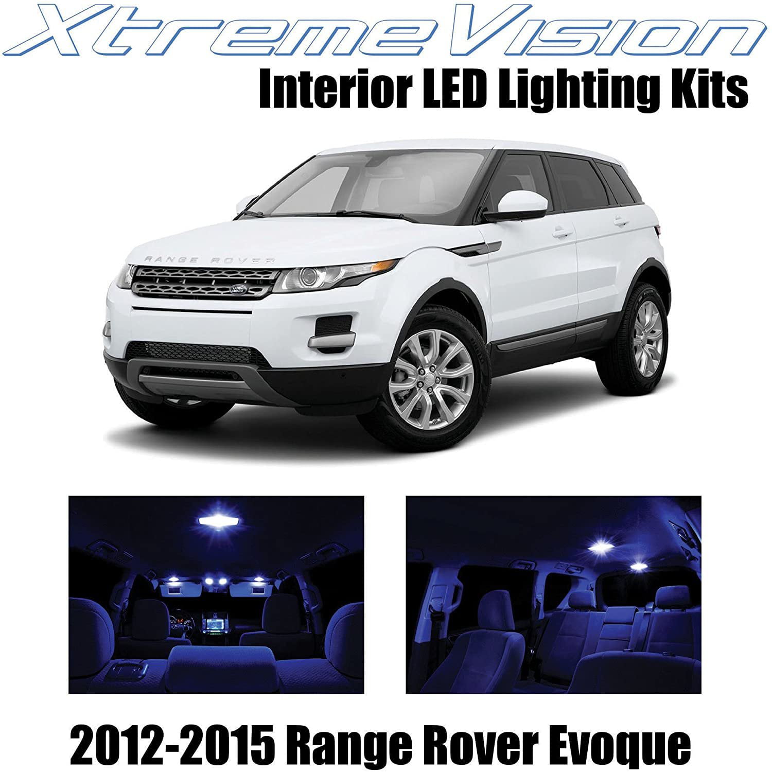 XtremeVision Interior LED for Land Rover Range Rover Evoque SUV 2012-2015 9  pcs Pink Interior LED Kit + Installation Tool