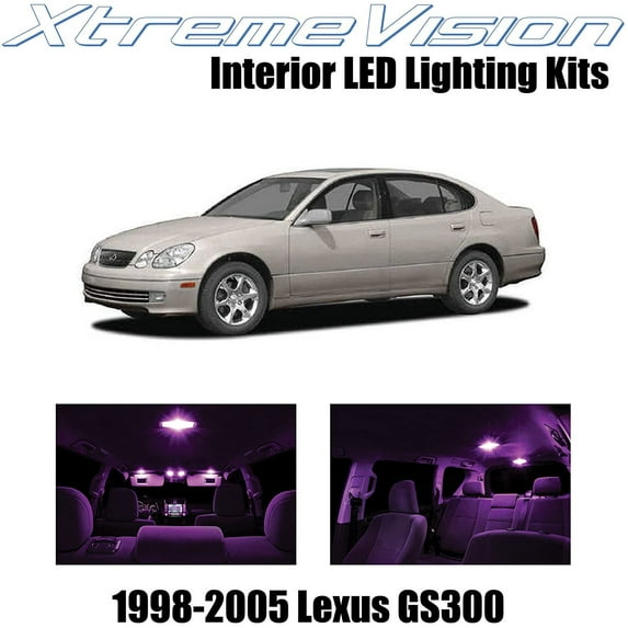 XtremeVision Interior LED for Lexus ES300 ES350 2013-2015 10 pcs Pink Interior LED Kit + Installation Tool Tool
