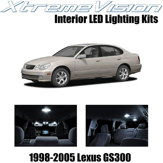 XtremeVision Interior LED for Lexus ES300 ES350 2013-2015 10 pcs Pure White Interior LED Kit + Installation Tool Tool