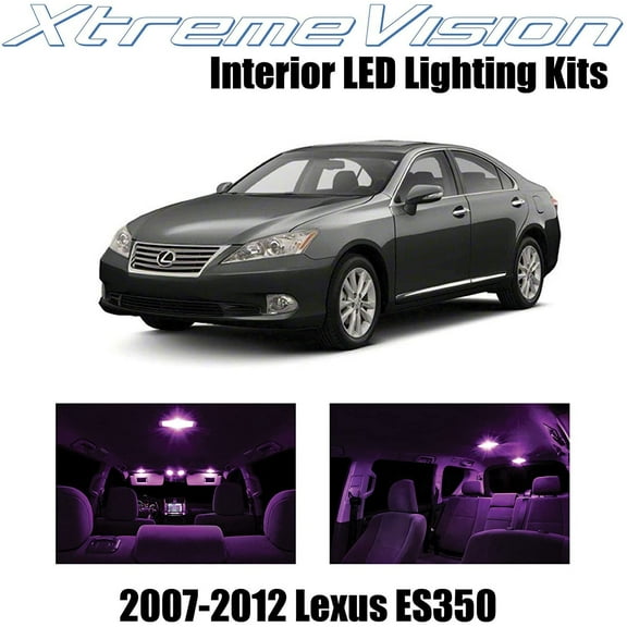 XtremeVision Interior LED for Lexus ES350 2007-2012 7 pcs Pink Interior LED Kit + Installation Tool