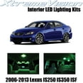 thumbnail image 1 of XtremeVision Interior LED for Lexus IS250 IS350 ISF 2006-2013 14 pcs Green Interior LED Kit + Installation Tool Tool, 1 of 6